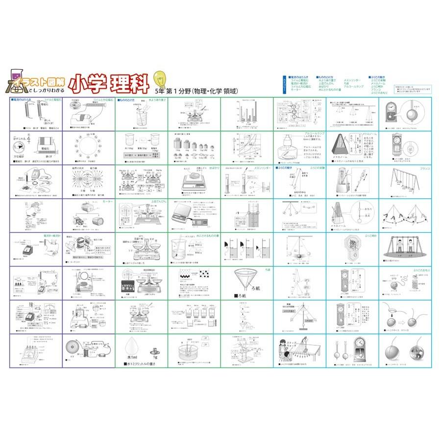 proceedx　学習ポスター　0984　学習小学理科４点セット　送料無料　勉強部屋　教室　壁掛け　小学 |  | 02
