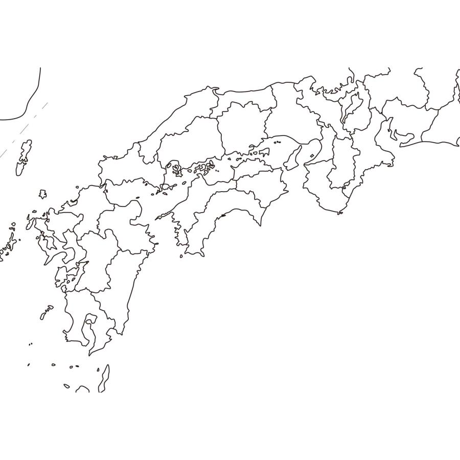 PROCEEDX美しい日本地図 書き込み自由 ホワイト2学習ポスターミニマルマップ A1ビッグサイズ 2枚セット日本製 影付き　折り目なし送付1325 |  | 01