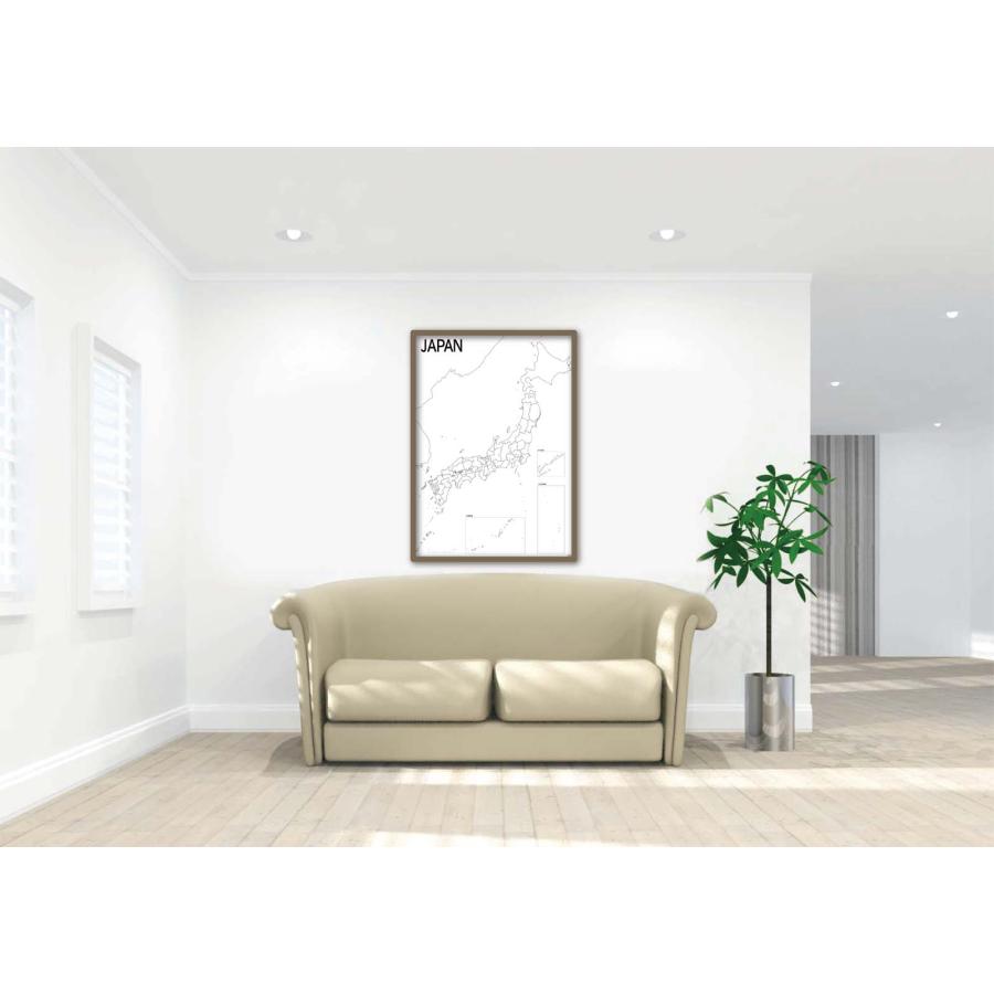 PROCEEDX美しい日本地図 学習ポスターミニマルマップA1サイズ 12枚ボリュームセット 日本製 折り目なし送付 影付き1333 |  | 02