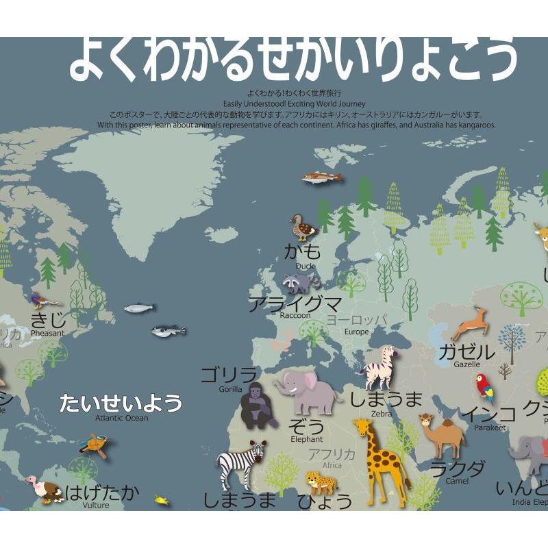 モンテッソーリ教育 探究学習ポスター A3サイズ 2枚セット（世界旅行・宇宙の秘密） ブラックver  書き消し対応 PP加工 日本製 PROCEEDX |  | 02