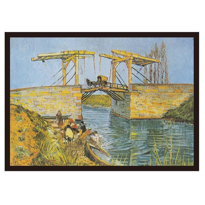 proceedx名画 絵画ポスターpro-3002 福袋2　5枚セット　額フレーム付　送料無料　インテリア　ゴッホ　モネ 　モデイリアーニ　 |  | 03