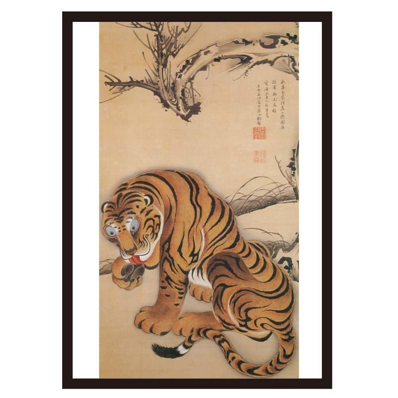 proceedx名画 絵画ポスターpro-3004 福袋4　5枚セット　額フレーム付　送料無料　絵アートインテリア　伊藤若冲　カフェ　店舗　　 |  | 03