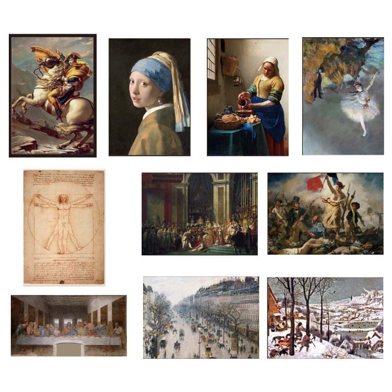 proceedx　pro-3024　世界名画　絵画20枚セット 5　送料無料　　アート インテリア 安い　値打ち