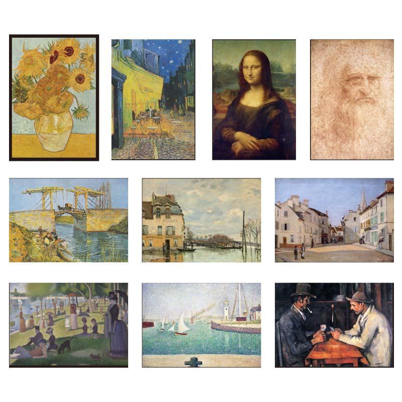 proceedx　pro-3025　世界名画　絵画20枚セット 6　送料無料　　アート インテリア 安い　値打ち