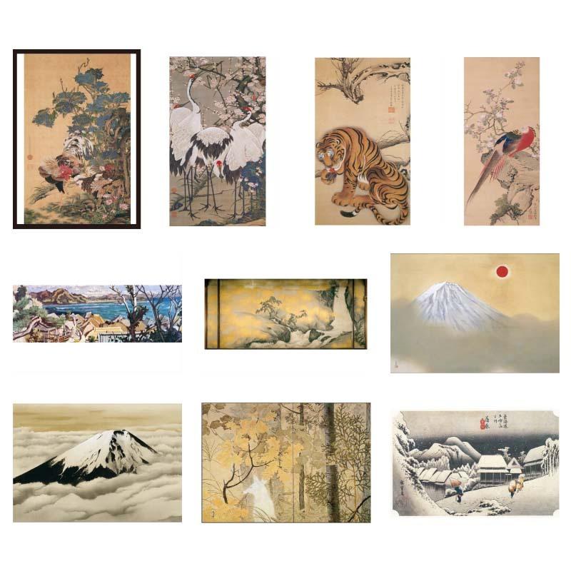 proceedx　pro-3030　日本名画　絵画20枚セット 11　送料無料　　アート インテリア 安い　値打ち