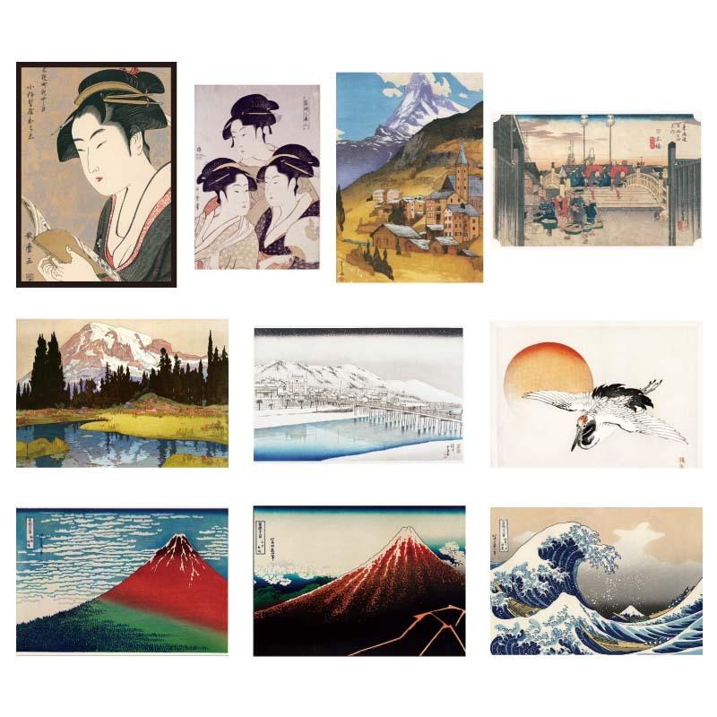 proceedx　pro-3031　日本名画　絵画20枚セット 12　送料無料　　アート インテリア 安い　値打ち