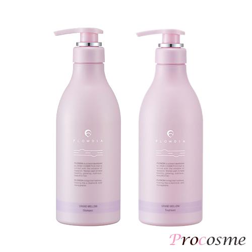 フローディアシャンプー＆トリートメントグランメロウ詰め替え　新品送料込み価格 FLOWDIA デミ フローディア グランメロウ シャンプー 550ml +