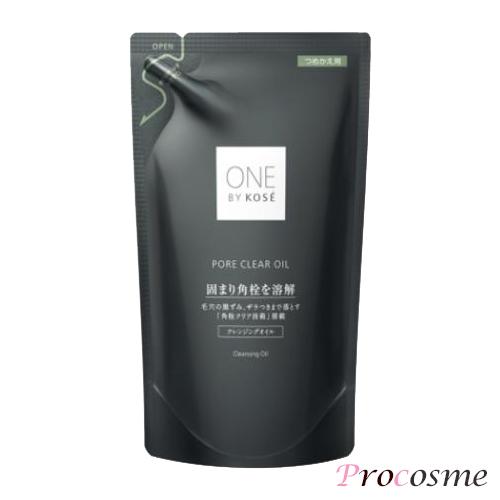 ONE BY KOSE ワンバイコーセー ポアクリアオイル 詰替え 160ml【ネコポス可】｜角栓溶解（Yahoo!・プロコスメYahoo!店）