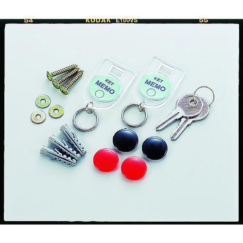TRUSCO中山 TRUSCO キーボックス 鍵付タイプ ホルダ数20個 ▽000-8389