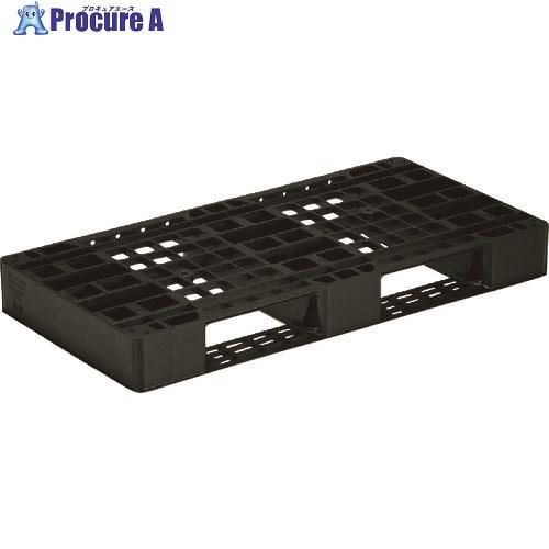 サンコー リサイクルプラスチックパレット 812904 D2-055110  ■▼115-5260 SK-D2-055110-BK  1枚（Yahoo!・プロキュアエース）
