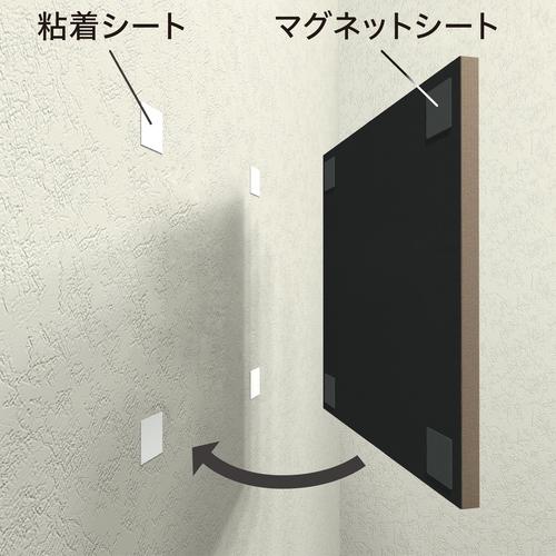 TRUSCO 吸音パネル マグネット付 45cmX45cm 厚み20mm ネイビー ▼115-8442 KOPM-NV 1枚_1