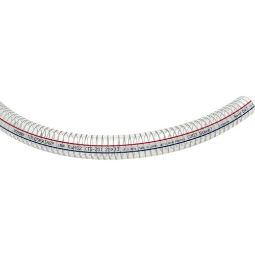 TOYOX 水・油・薬品・エアー用耐圧ホース トヨスプリングホース 内径19mm×外径26mm 長さ50m TS-19-50 ▼116-0226 TS-19-50 1巻_1