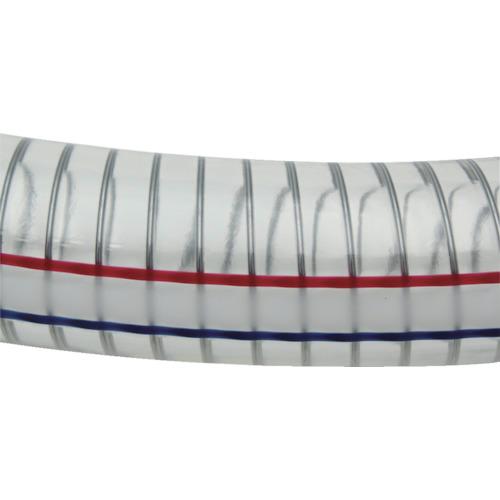 TOYOX 水・油・薬品・エアー用耐圧ホース トヨスプリングホース 内径19mm×外径26mm 長さ50m TS-19-50 ▼116-0226 TS-19-50 1巻_2