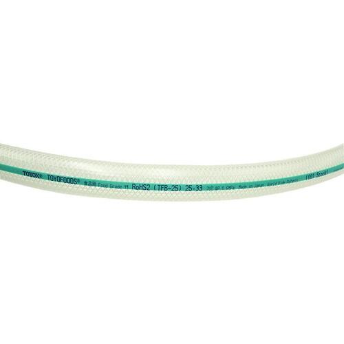 TOYOX 食品用耐熱・耐圧ホース トヨフーズホース 内径38mm×外径48mm 長さ5m TFB-38-5 ▼116-0317 TFB-38-5 1巻_2