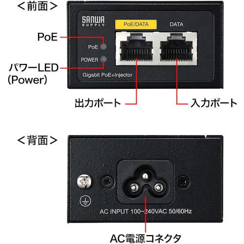 SANWA POEインジェクター ▼120-0544 LAN-GIHINJ2 1台_2