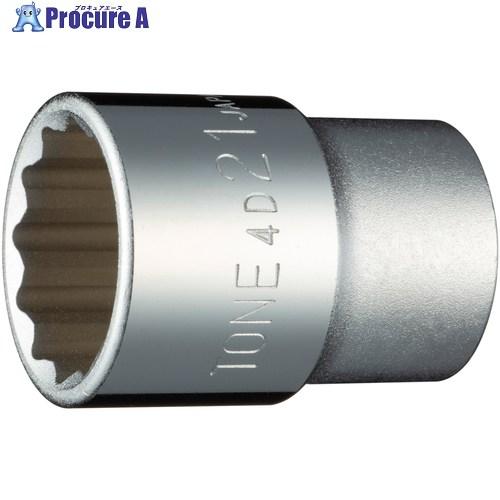 TONE（トネ） ソケット(12角) 対辺寸法21mm 全長39mm ▽122-3429 4D-21