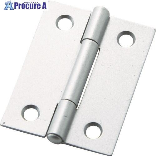 フジテック カラー丁番 袋入り(2枚)・薄口32mm・シルバー ▽124-8627 B