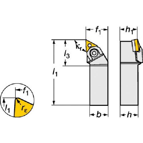 SANDVIK T-Max P ネガチップ用シャンクバイト(210) ▽127-9432 MTJNR
