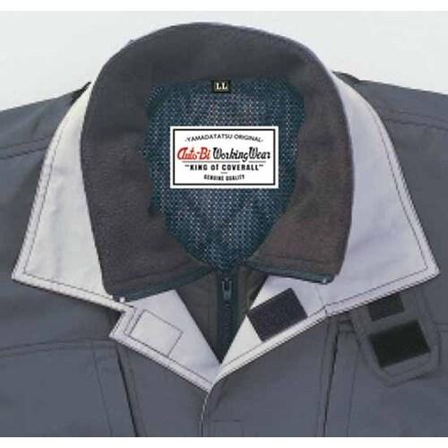 山田辰 AUTO-BI AW(秋冬)モデル 防寒つなぎ服 ネイビ-ブル- 5Lサイズ