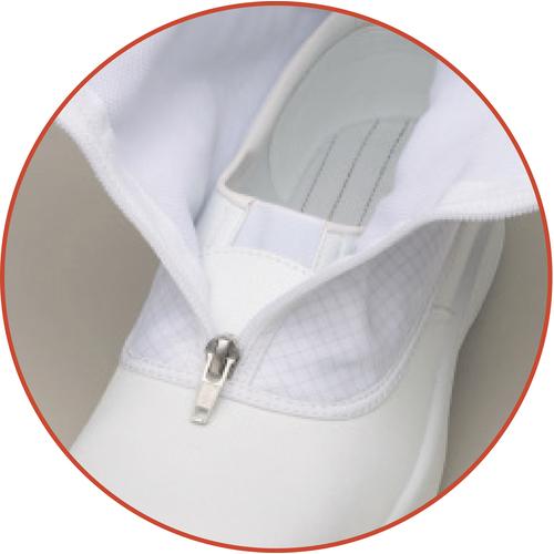 高品質新入ミドリ安全 トウガード付 静電安全靴 GCR1200 フルキャップ フード ホワイト 27.0cm  ▼149-3670 GCR1200FCAP-H-27.0  1足 介護靴