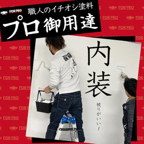 ニッぺ FORPRO水性内装・軒天用塗料 16kg 白 411F071 ▼158-8340 4976124748929 1缶_2