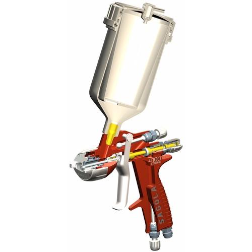 SAGOLA 【売切商品】 4100 XTREMEスプレーガン(重力式) ノズル口径 Φ1.3 ▼161-2796 10142012 1台_1