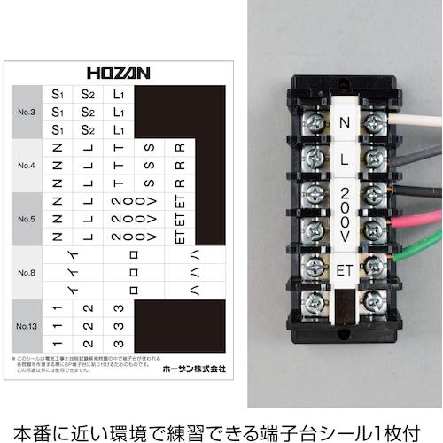 HOZAN（ホーザン） 第二種電工試験練習用 3回セット ▽175-5522 DK-53