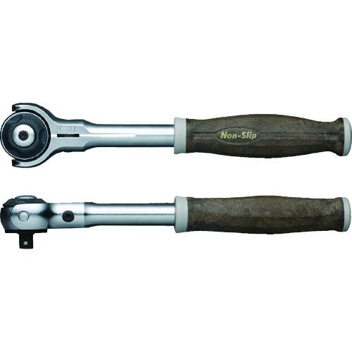 VESSEL ウッディスイベルラチェットハンドル HRH2-SW 差込角1/4