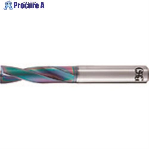 OSG 油穴付き超硬フラットドリル ADFO-3D 刃径8.3mm 溝長38mm シャンク 
