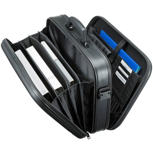 SANWA セミハードPCケース(ダブル) ▼201-3279 BAG-716BK2 1個_2