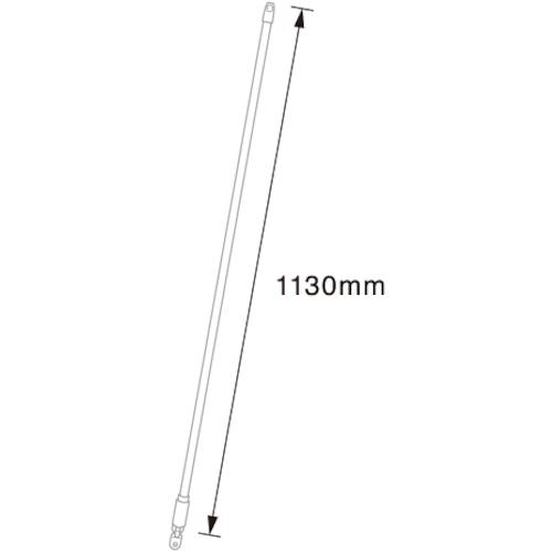 BURRTEC バーキュートプラス 衛生管理用ほうき クネット 交換用柄青1 BCP-KHB 5P  ▼201-8469 63108005  1箱_1
