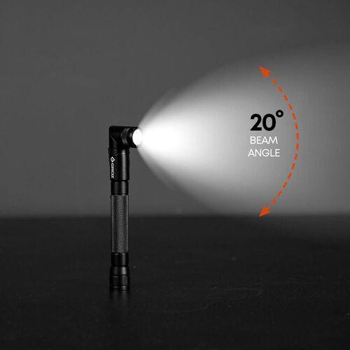 GROZ アルミLEDペンライト 3W 90度旋回 ▽206-4814 LED/160 1個 : プロ