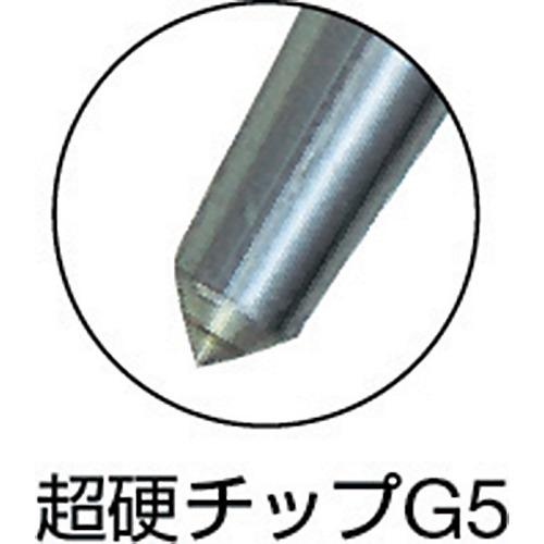 TRUSCO中山 TRUSCO 超硬チップ付センターポンチ 全長LL型125mm 直径Φ17