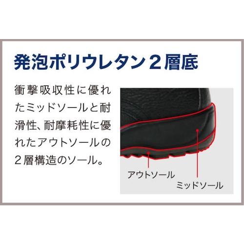 ミドリ安全 ワイド樹脂先芯耐滑安全靴 CJ010 25.5cm ▽247-4325 CJ010
