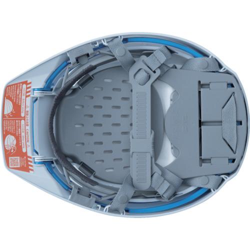 DIC 折りたたみヘルメット IZANO2 ホワイト/ブルーライン KP  ▼263-9199 IZANO2 AA21-W/B KP  1個