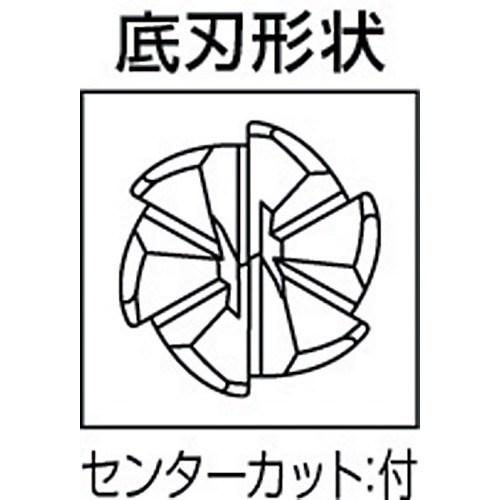 三菱K 6枚刃インパクトミラクル 超硬ラジアスエンドミルミディアム刃長(M)6mm ■▼299-4003 VFMDRBD0600R100 1本 ●SI517_1