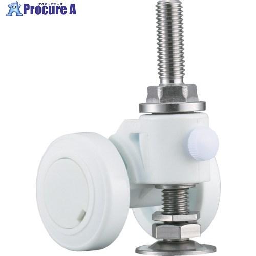 即納特典付き パーツ キャスパッド ねじ込み式双輪キャスターナイロン車 荷重117 6 白 305