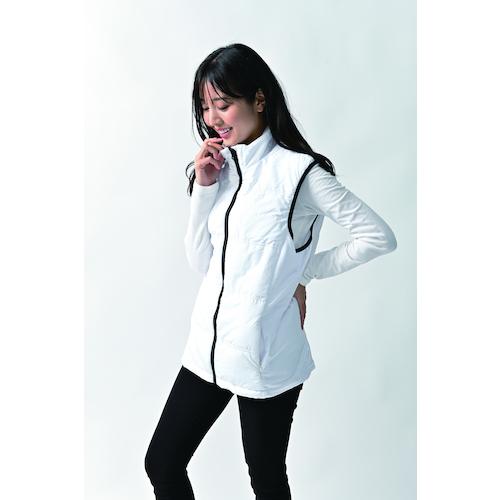 リンクサス 速暖ヒートベストEX 服地 ホワイト M ▽319-3954 LXPHBEXW