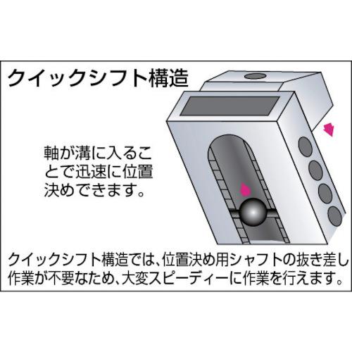 TRUSCO 精密バイス 75mm クイックシフト機能付  ▼328-5863 TVB-75  1台の画像