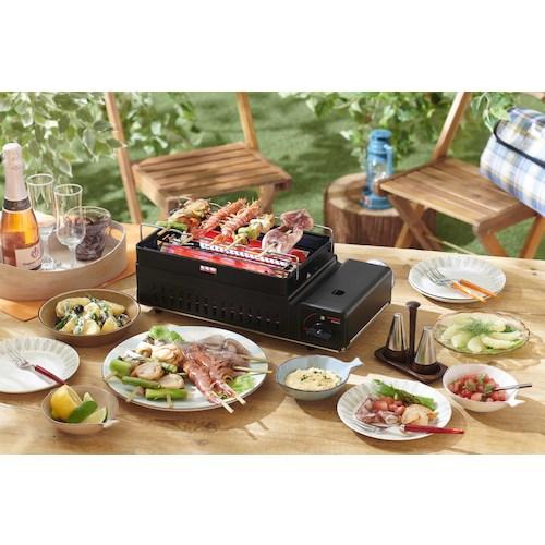 Iwatani カセットガス炉端焼器 炙りや2 ▽337-2548 CB-ABR-2 1台