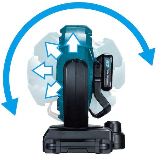 マキタ 充電式ファン 18V/14.4V/AC100V 羽根径180mm 本体のみ
