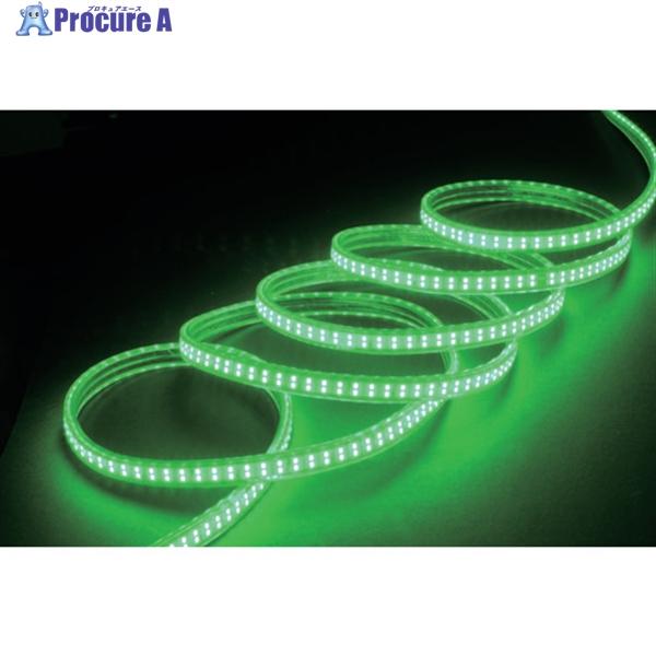 ハタヤ LEDテープライト片面発光タイプ(20m緑セット) □▽352-9121 LTP