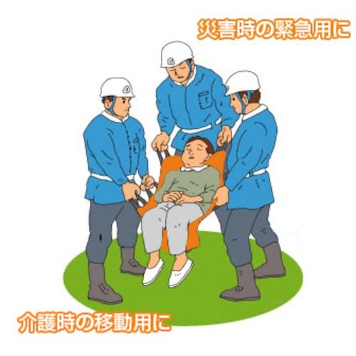 グリーンクロス ANS 20 万能ソフト担架  ■▼355-1960 6300009123  1台の画像