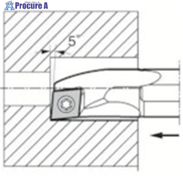 京セラ 内径・奥端面加工用超硬防振バー C/E-SCLC-A(N)  ▼357-8453 S10L-SCLCR06-12A  1本 ●MA515 | 