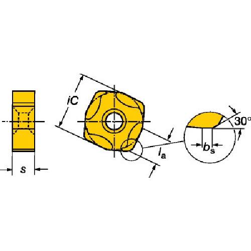SANDVIK コロミル365 フライス加工用チップ(350) 1010 ▼358-7991 R365-1505ZNE-PM 1010 (350) 10個 ●KO521_1