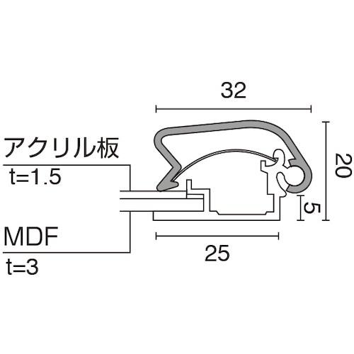 友屋 メディアグリップMG-32RA1ブラック屋内 ■▼362-7521 51312A1B 1枚_4