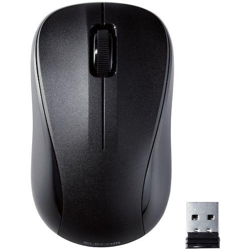 ELECOM 法人向けマウス 無線 IRマウス Sサイズ 抗菌 RoHS指令準拠 ブラック  ▼369-3441 M-K5DRKBK/RS  1個 |  | 01
