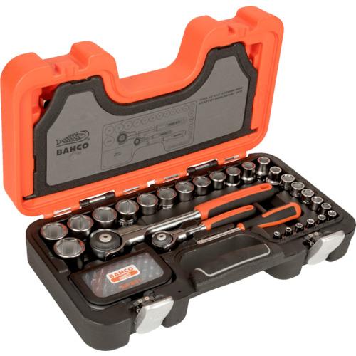 BAHCO 79pcs. 3/8インチソケットセット スイベルラチェット □▽384