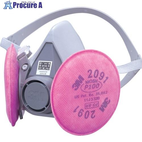 3M 取替式防じんマスク(RL3国家検定合格品) 6000/2091-RL3 Lサイズ