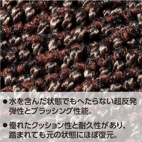 雨天用マット ニューリブリードマット グレー 900×1800mm  ▼404-0309 MR-049-356-5  【ODYSSEY】 1枚